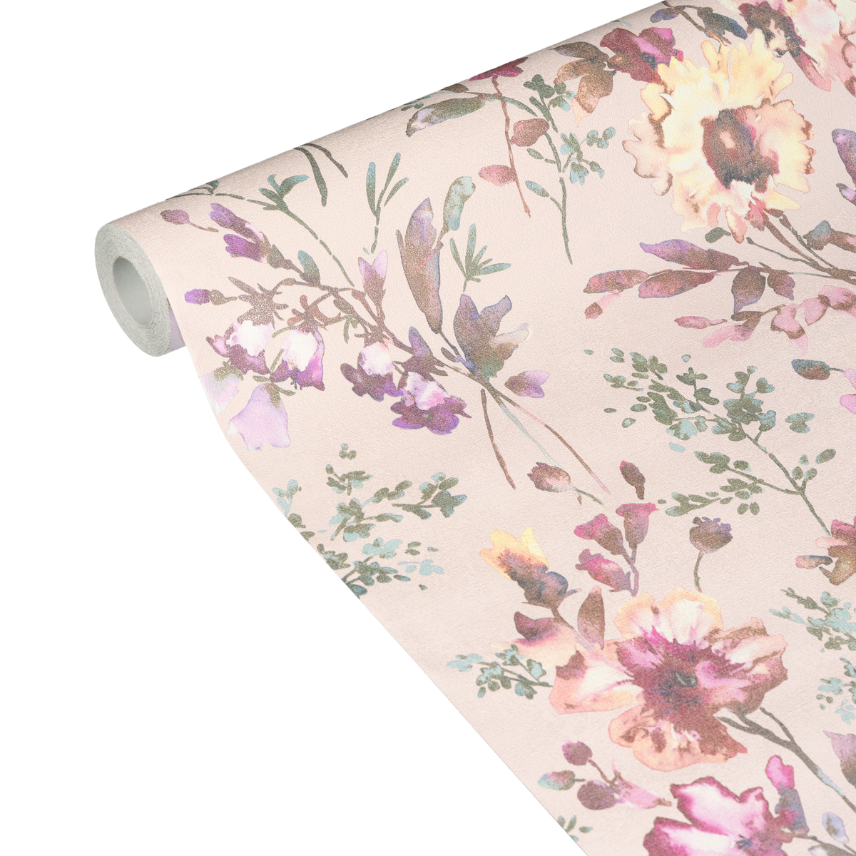 COSMOLIVING Papier peint intissé Petal poetry Multicolore Trame