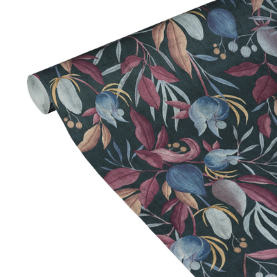 COSMOLIVING Papier peint intissé Still bloom Multicolore Structuré