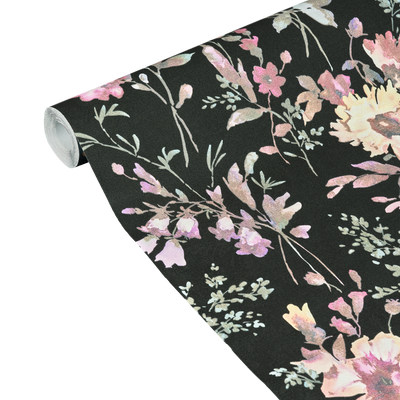 COSMOLIVING Papier peint intissé Petal poetry Multicolore Trame