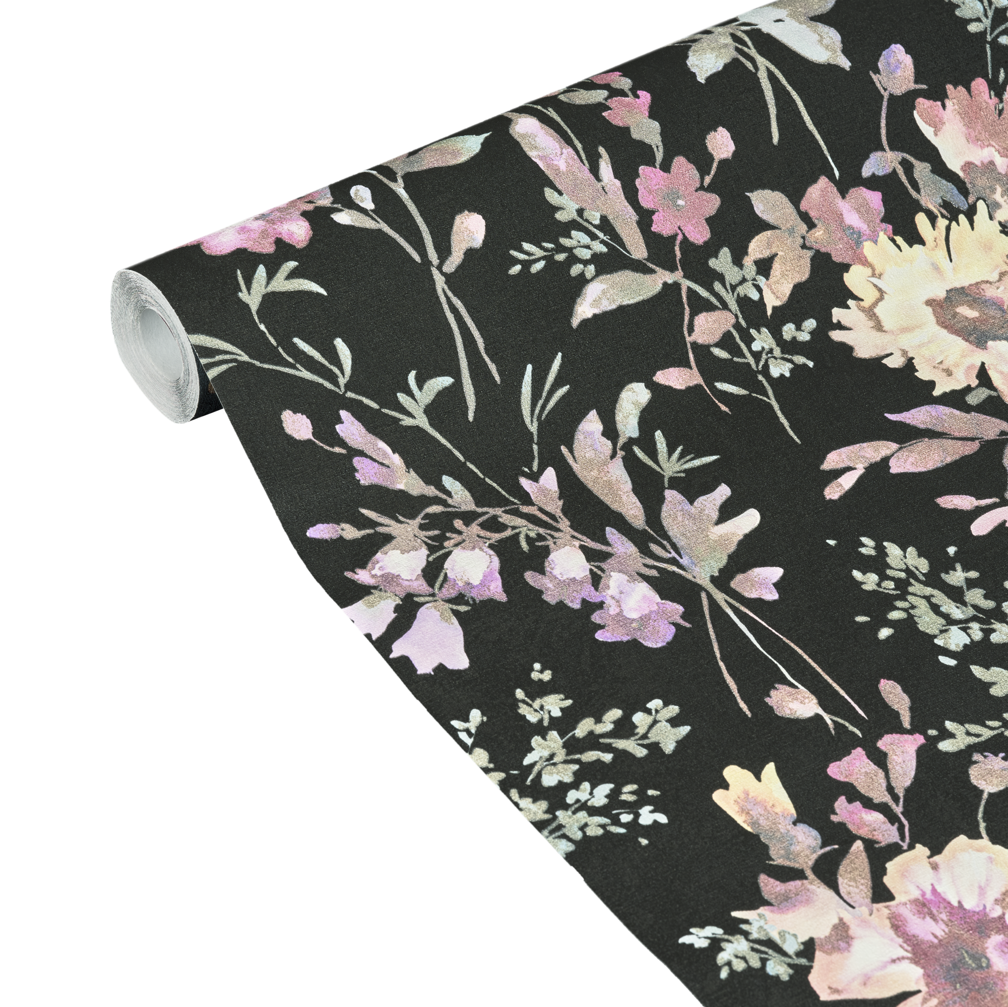 COSMOLIVING Papier peint intissé Petal poetry Multicolore Trame