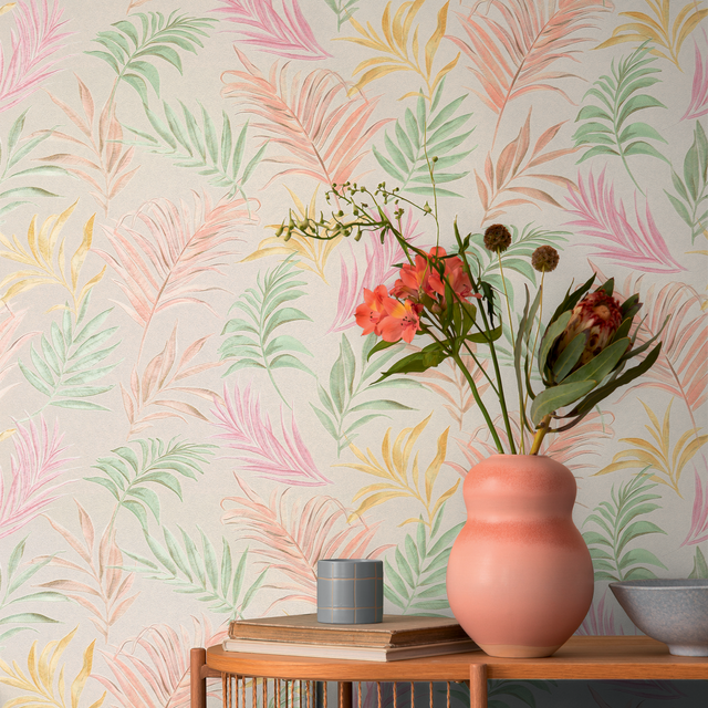 CosmoLiving Papier peint intissé MIDNIGHT BOTANICA multicolore