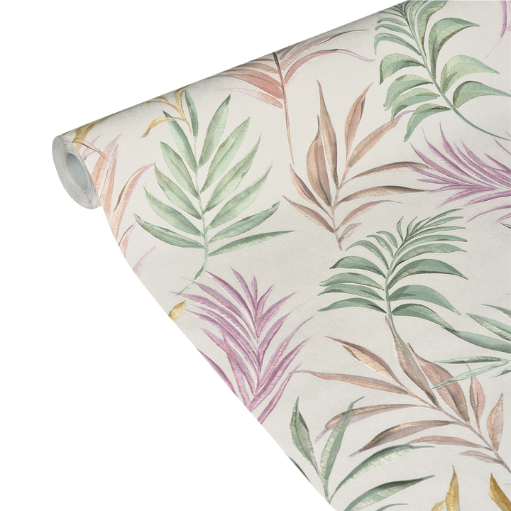 COSMOLIVING Papier peint intissé Midnight botanica Multicolore Structuré