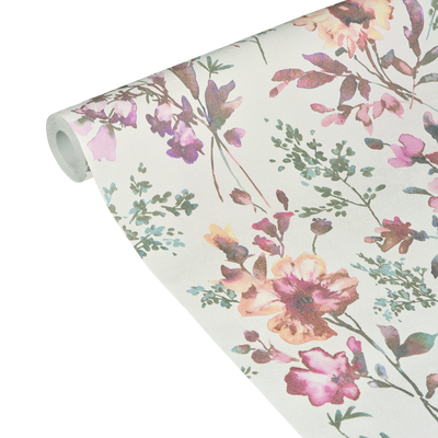 COSMOLIVING Papier peint intissé Petal poetry Multicolore Trame