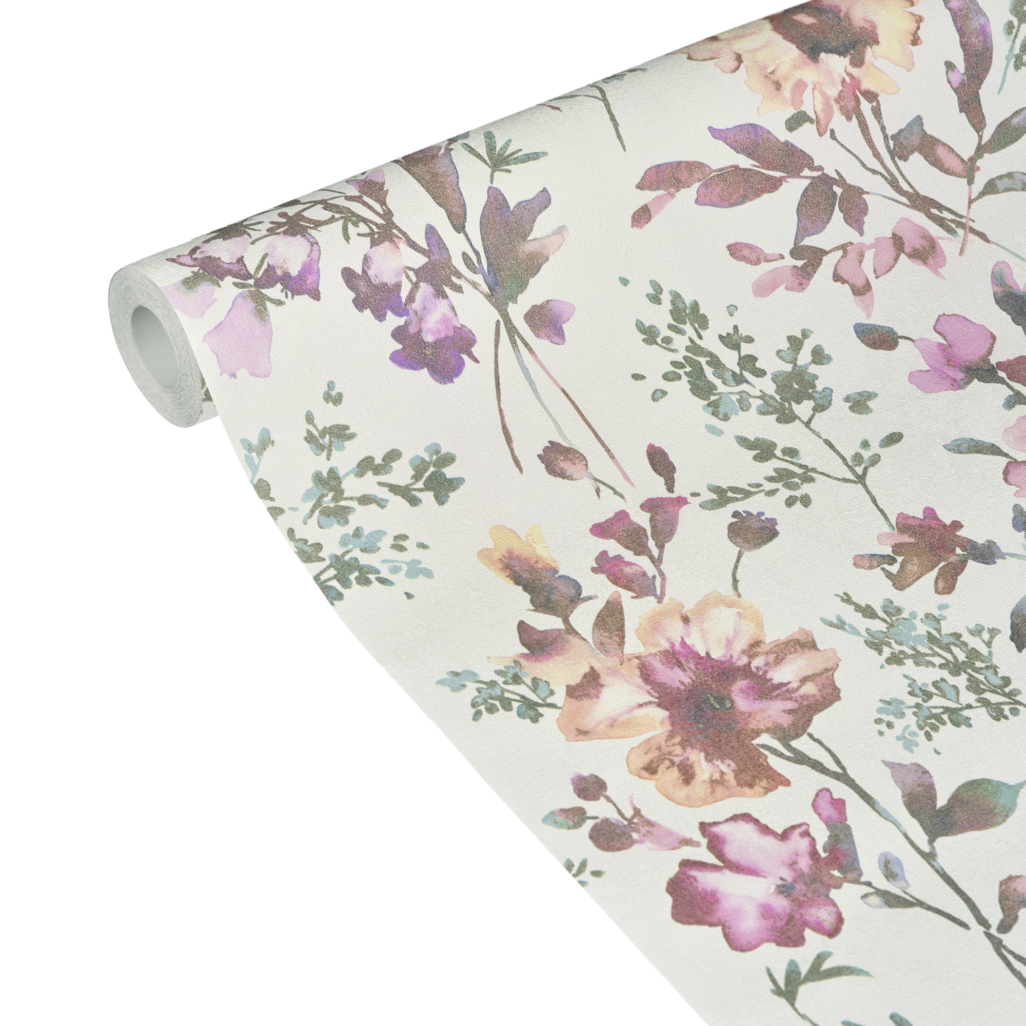 COSMOLIVING Papier peint intissé Petal poetry Multicolore Trame