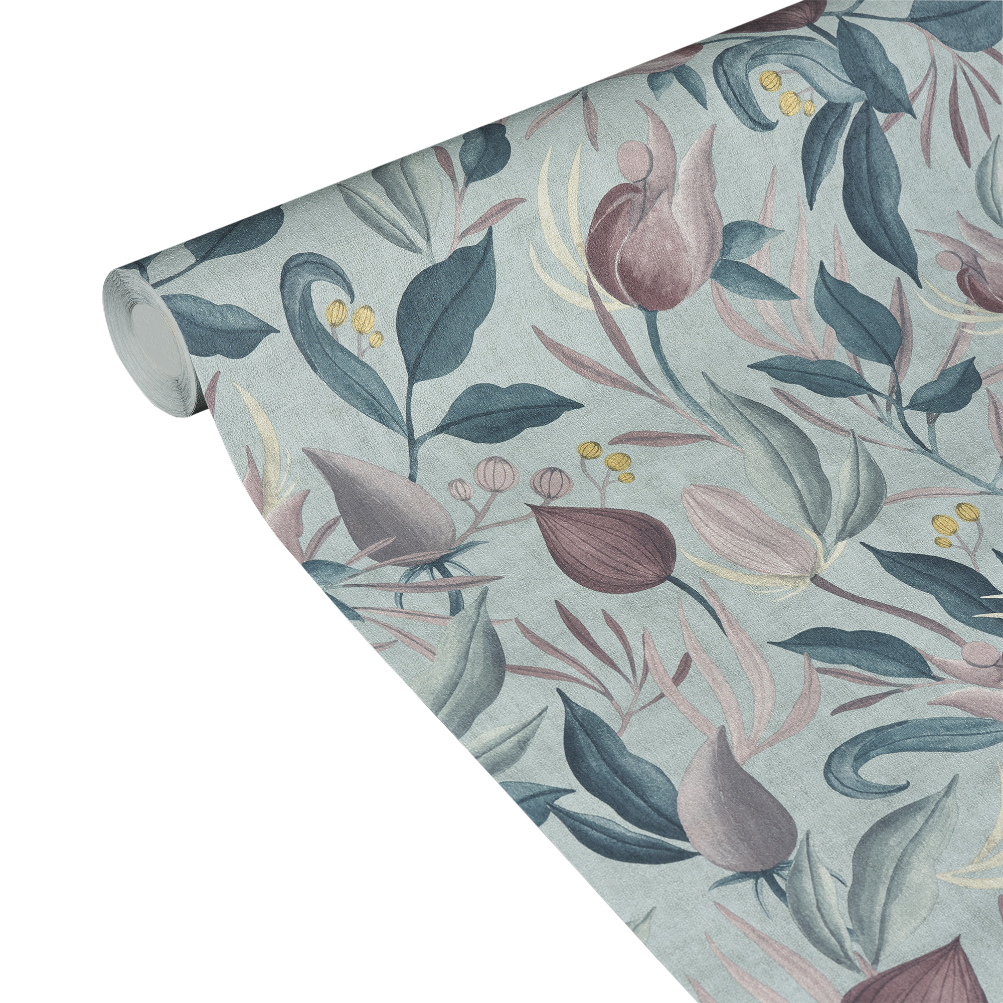 COSMOLIVING Papier peint intissé Still bloom Multicolore Structuré