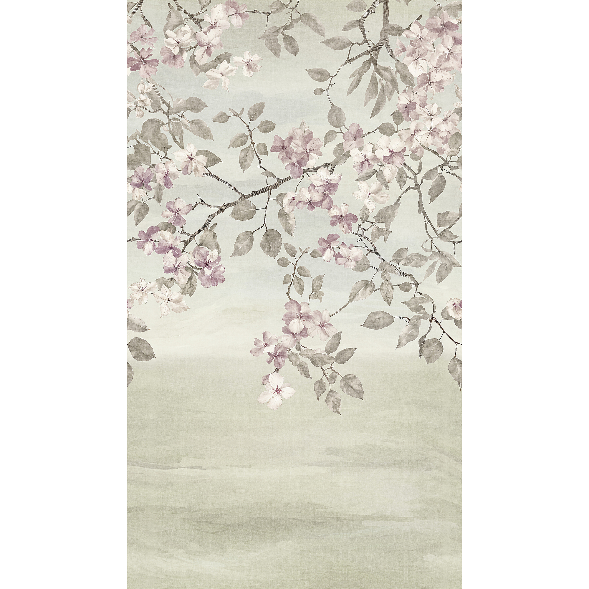 COSMOLIVING Papier peint panoramique L Suspending spring Kaki clair Satiné