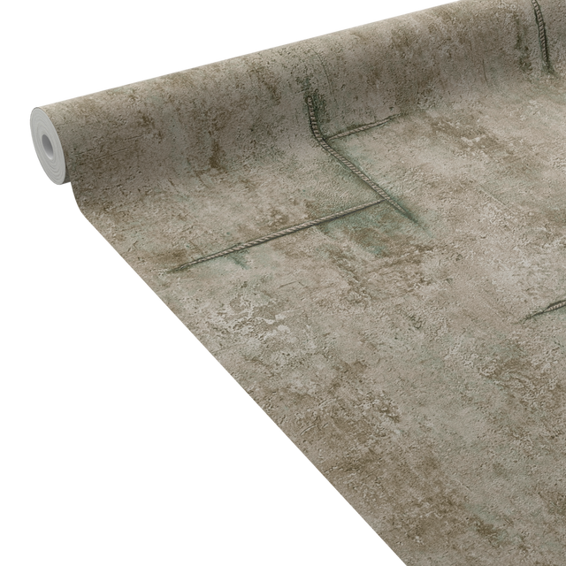 CosmoLiving Papier peint intissé GRAPHITE GROOVE taupe clair