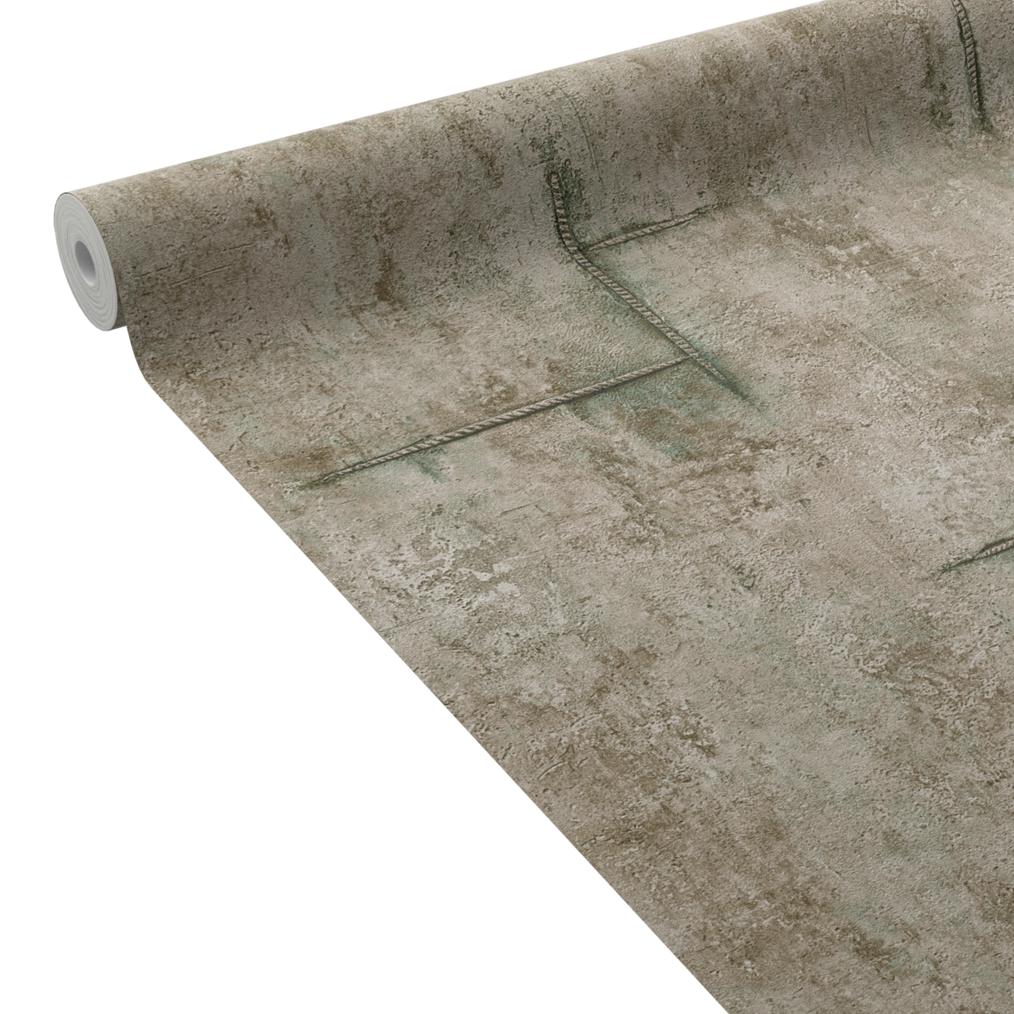 COSMOLIVING Papier peint intissé Graphite groove Taupe clair Structuré