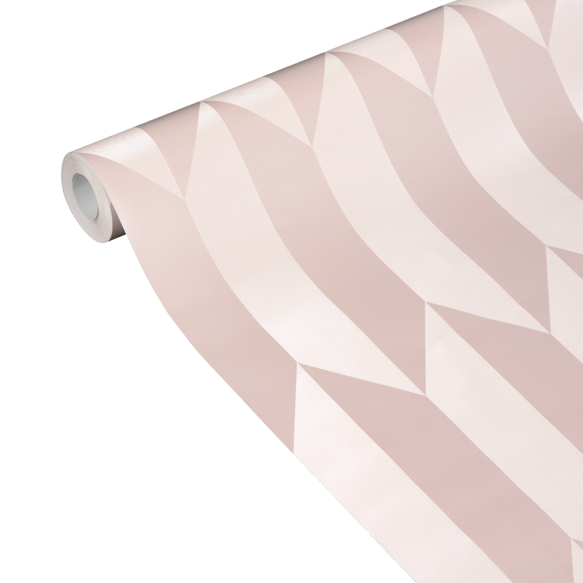 COSMOLIVING Papier peint intissé Graphic groove Rose perlé Satiné