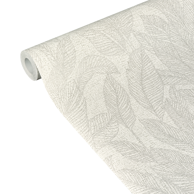 CosmoLiving Papier peint intissé GOLDEN FERN blanc chaud