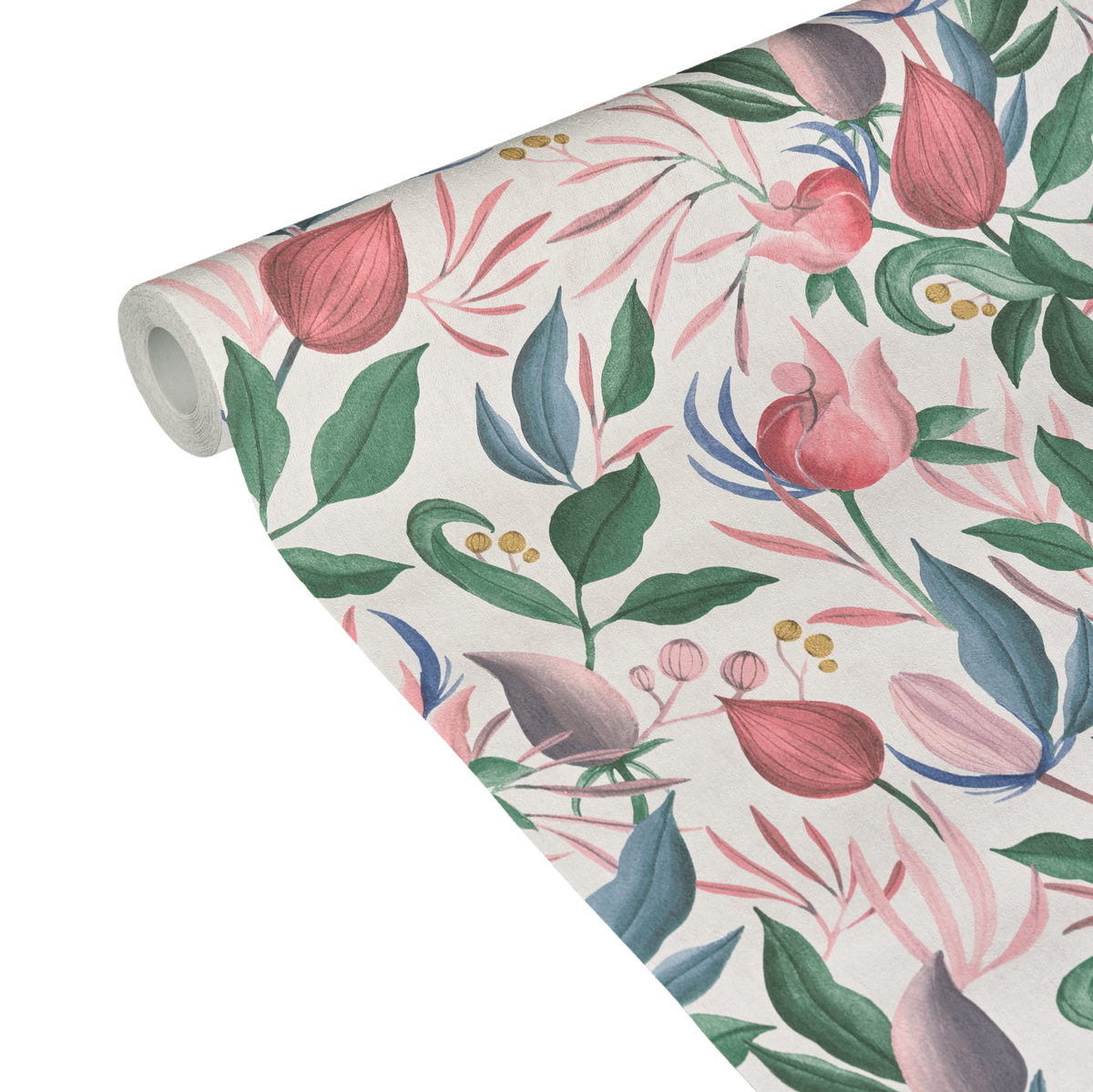 COSMOLIVING Papier peint intissé Still bloom Multicolore Structuré