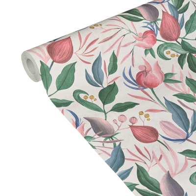 COSMOLIVING Papier peint intissé Still bloom Multicolore Structuré