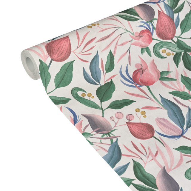 CosmoLiving Papier peint intissé STILL BLOOM multicolore