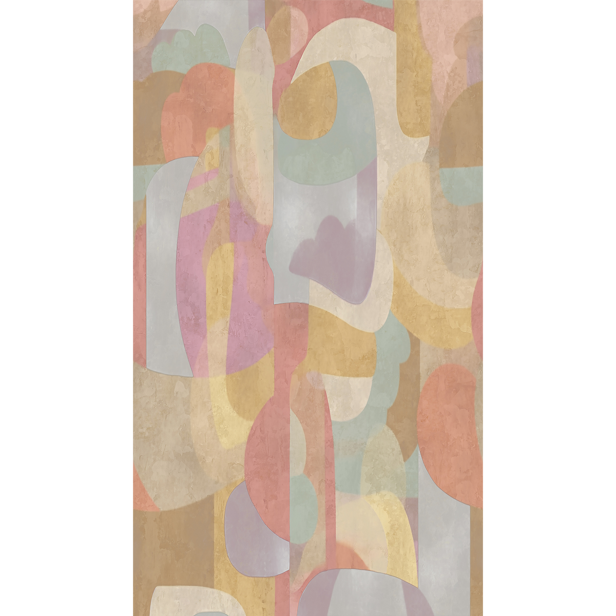 COSMOLIVING Papier peint panoramique L Loretta Pastels fondus Satiné