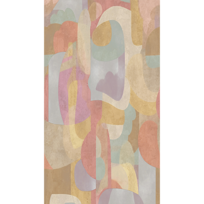 COSMOLIVING Papier peint panoramique L Loretta Pastels fondus Satiné