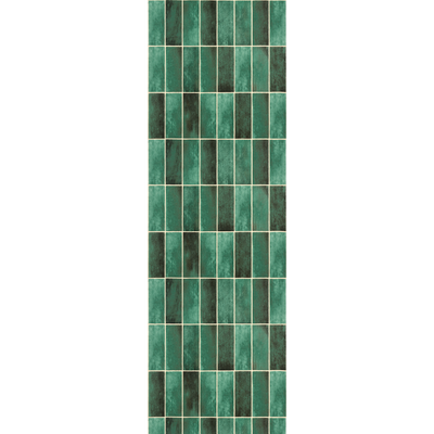 4MURS Papier peint intissé Zellige Vert bouteille