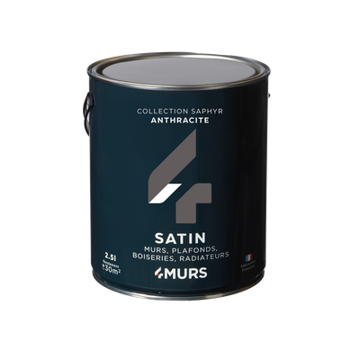 SAPHYR Peinture Saphyr Anthracite Satiné 2,5L