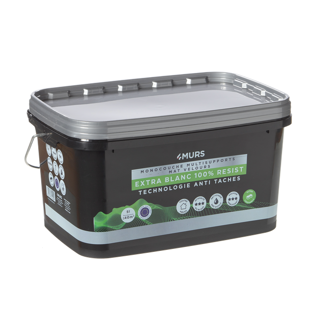 Peinture MURS ET PLAFONDS EXTRA BLANC Peinture blanc 5 L