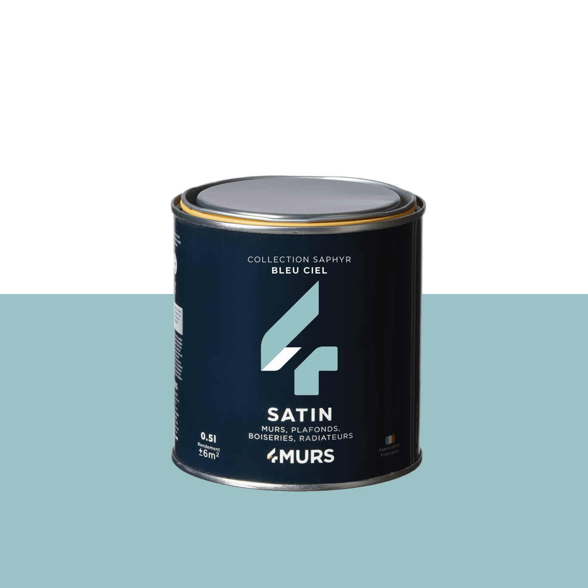 SAPHYR Peinture Saphyr Bleu ciel Satiné 0,5L