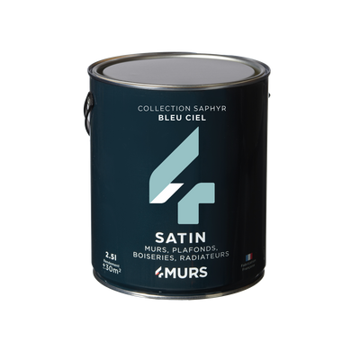 SAPHYR Peinture Saphyr Bleu ciel Satiné 2,5L