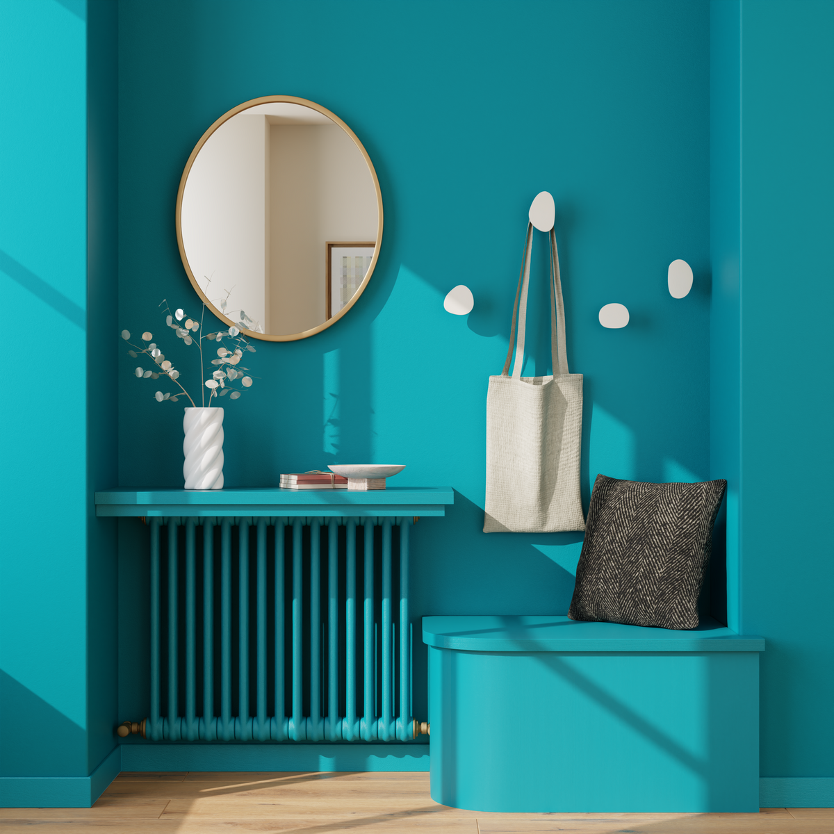 SAPHYR Peinture Saphyr Bleu pétrole Satiné 2,5L