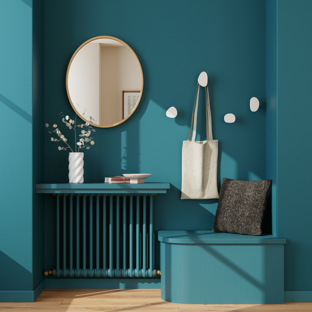 Saphyr Peinture Finition Peinture bleu paon Satiné 0,5 L