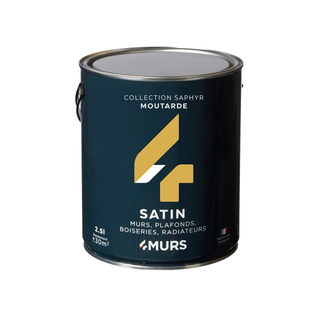 Saphyr Peinture Multi-supports Peinture moutarde Satiné
