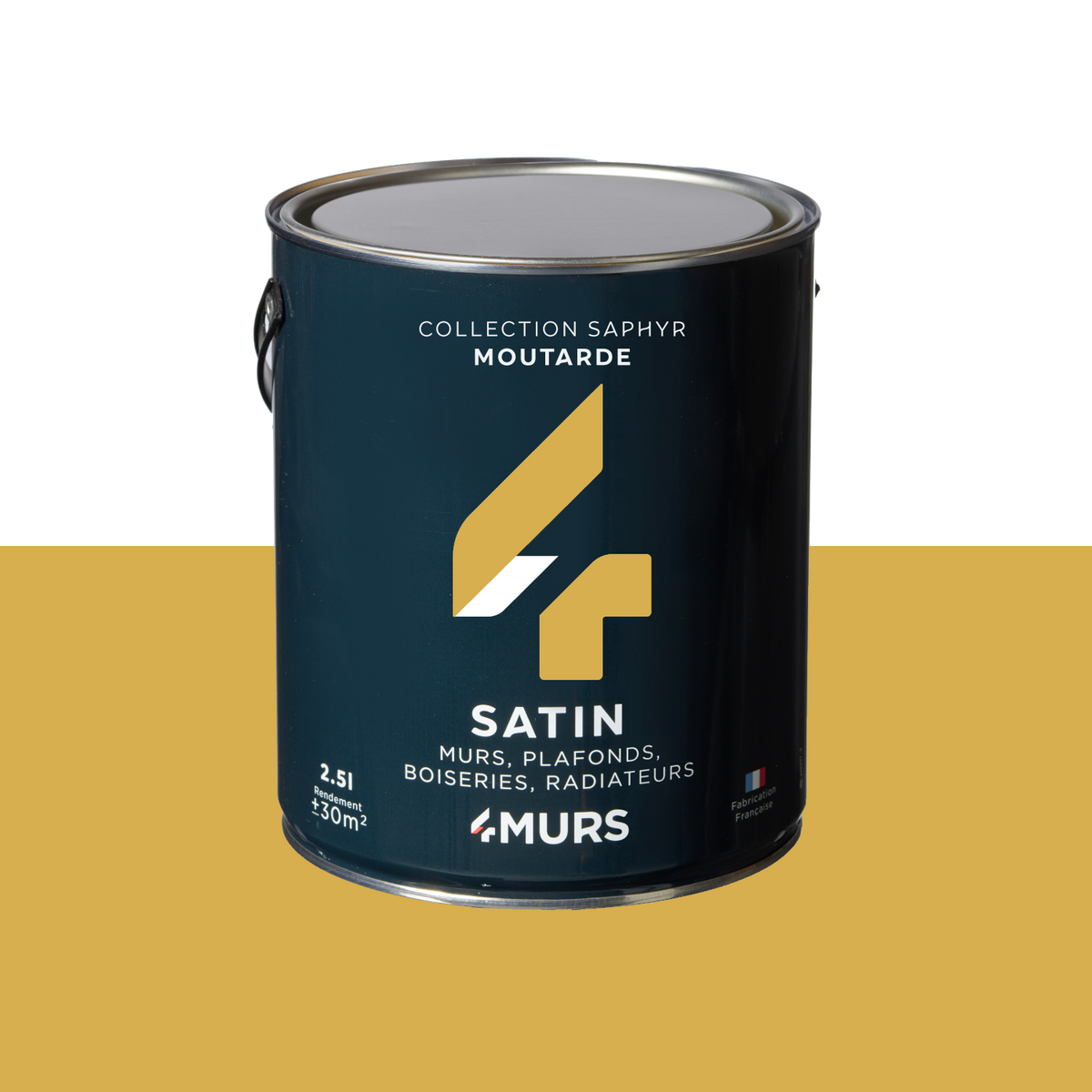 SAPHYR Peinture Saphyr Moutarde Satiné 2,5L