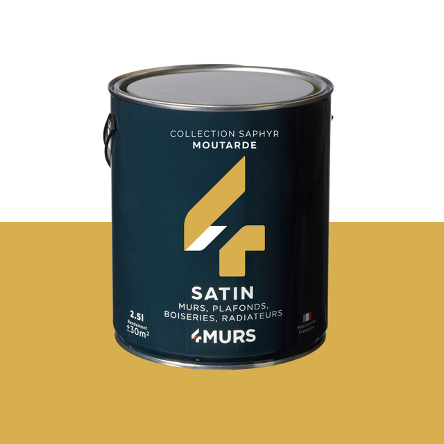 Saphyr Peinture Multi-supports Peinture moutarde Satiné