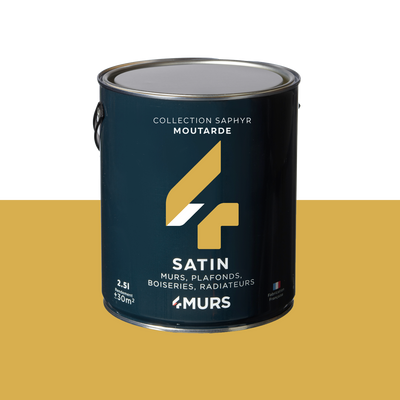 SAPHYR Peinture Saphyr Moutarde Satiné 2,5L
