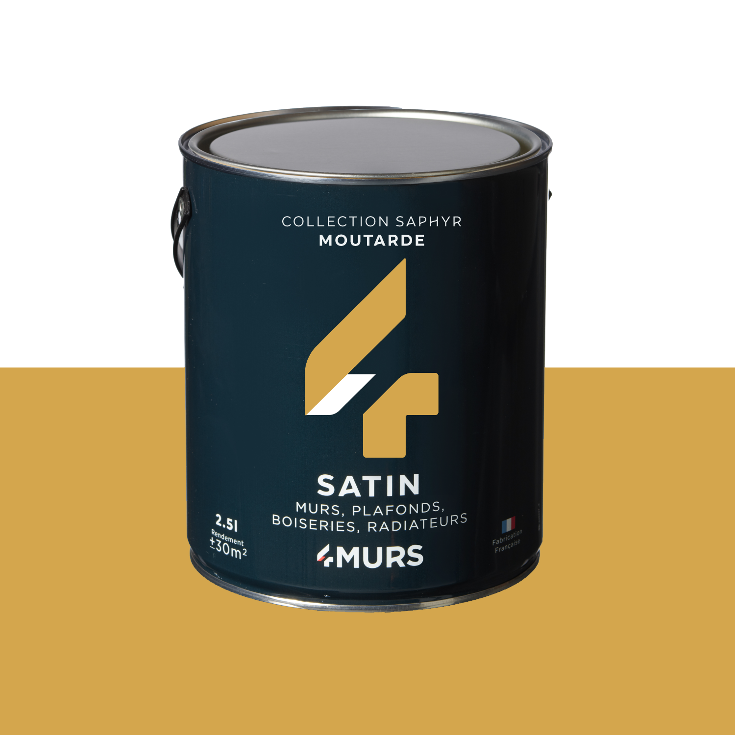 SAPHYR Peinture Saphyr Moutarde Satiné 2,5L