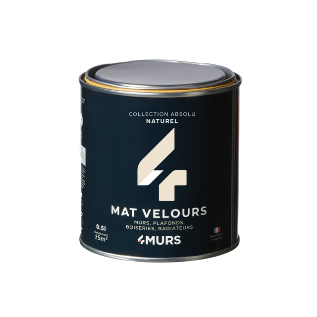 Absolu Peinture Finition Peinture naturel Mat 0,5 L