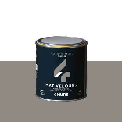 ABSOLU Peinture Absolu Poivre Mat 0,5L