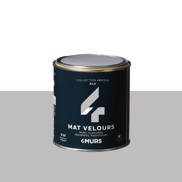 Absolu Peinture Finition Peinture alu Mat 0,5 L