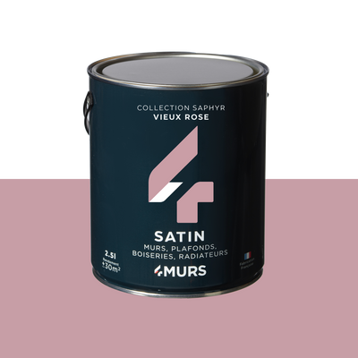 SAPHYR Peinture Saphyr Vieux rose Satiné 2,5L