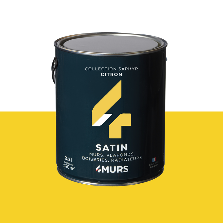 SAPHYR Peinture Saphyr Citron Satiné 2,5L