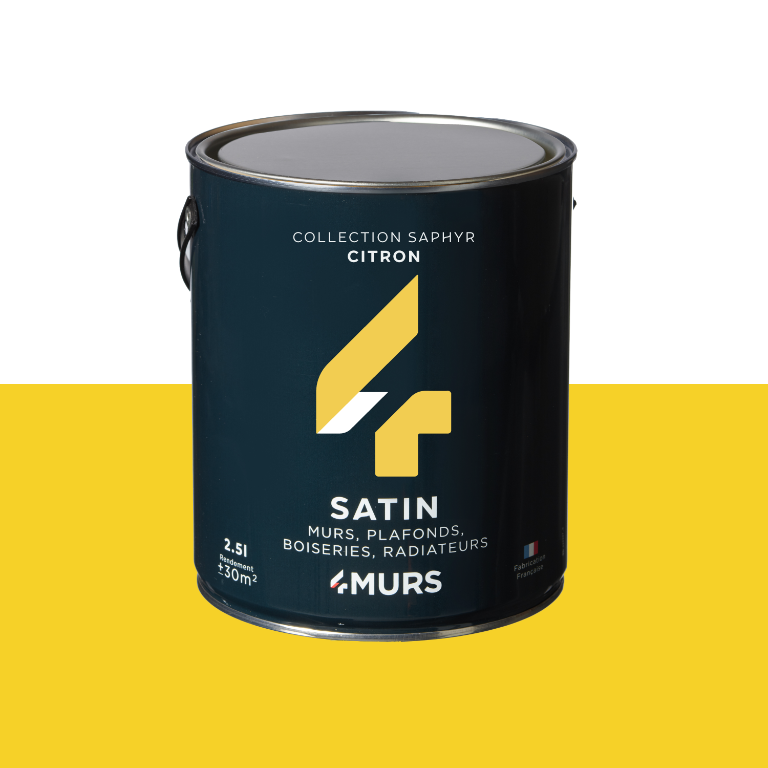 SAPHYR Peinture Saphyr Citron Satiné 2,5L