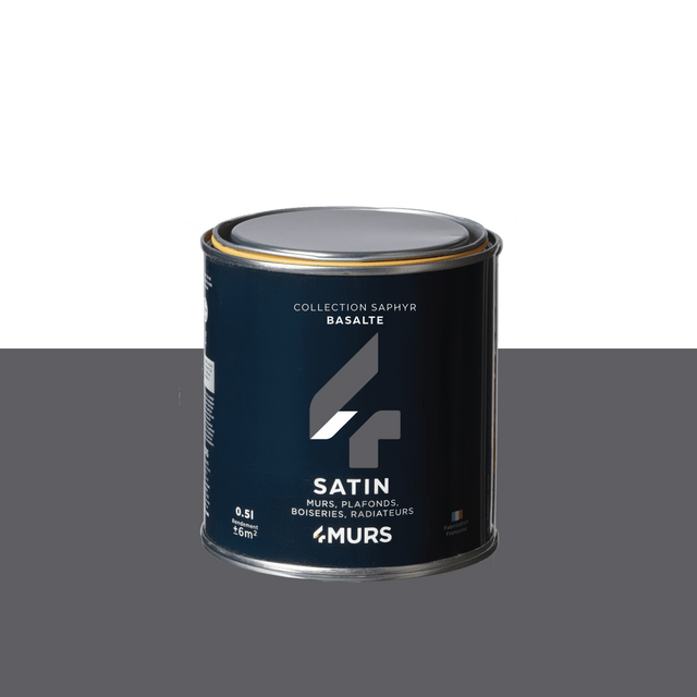 Saphyr Peinture Finition Peinture basalte Satiné 0,5 L