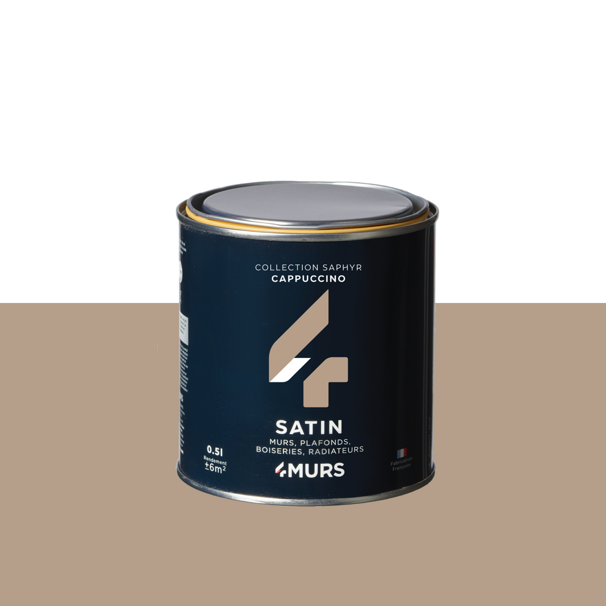 SAPHYR Peinture Saphyr Cappuccino Satiné 0,5L