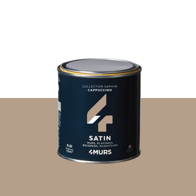 SAPHYR Peinture Saphyr Cappuccino Satiné 0,5L