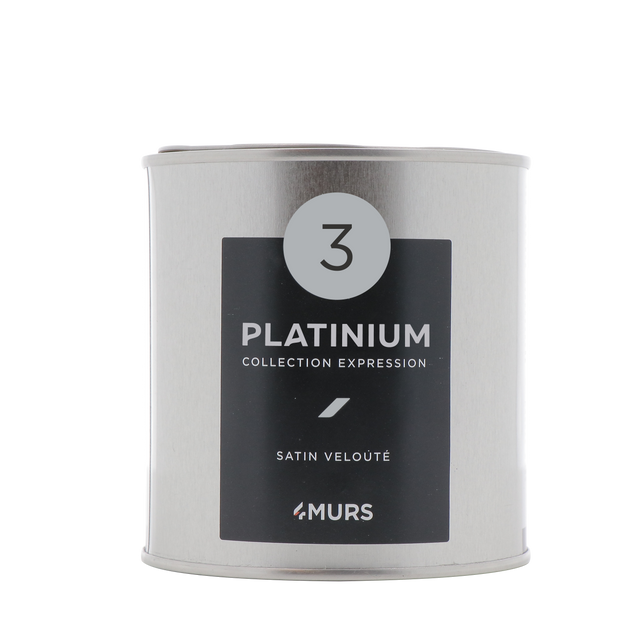 Expression Peinture Finition Peinture platinium Satiné 0,5 L