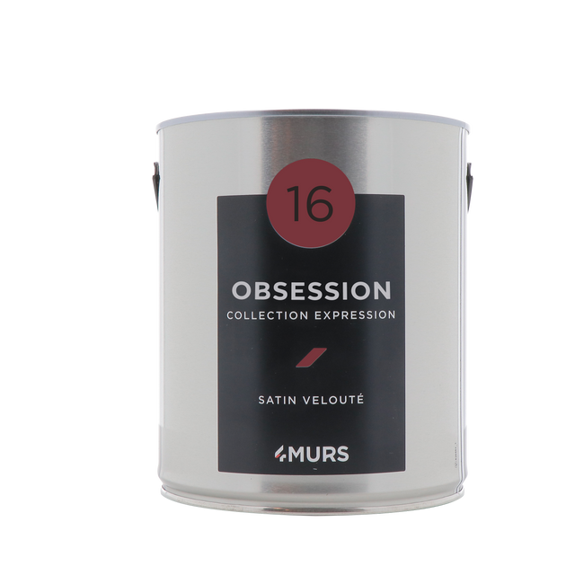 Expression Peinture Multi-supports Peinture rouge obsession Satiné