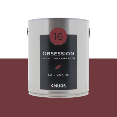 EXPRESSION Peinture Expression Rouge obsession Satiné 2,5L