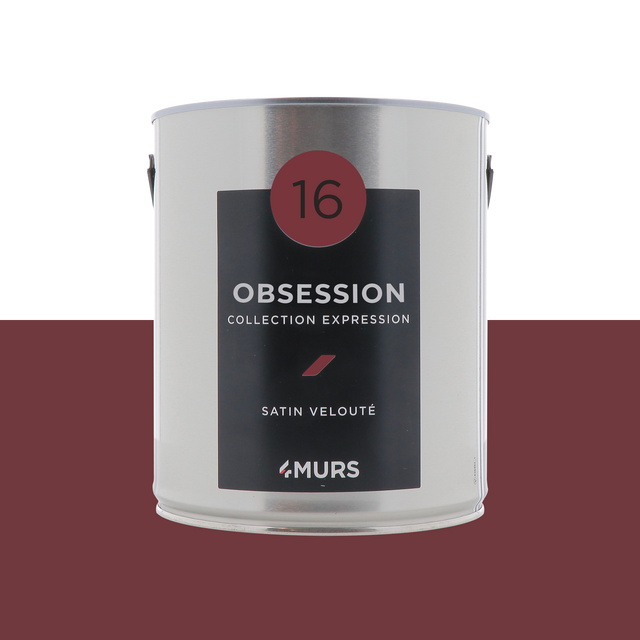 Expression Peinture Multi-supports Peinture rouge obsession Satiné