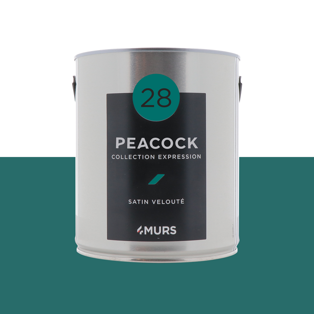 Expression Peinture Multi-supports Peinture peacock Lisse