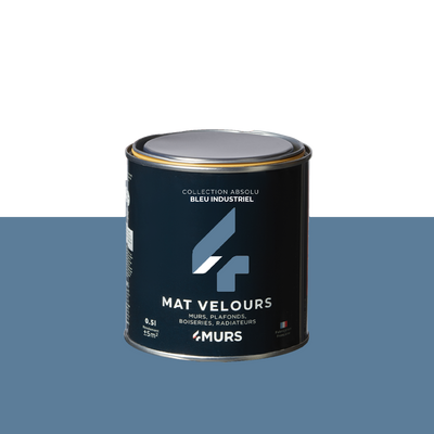 ABSOLU Peinture Absolu Bleu industriel Mat 0,5L