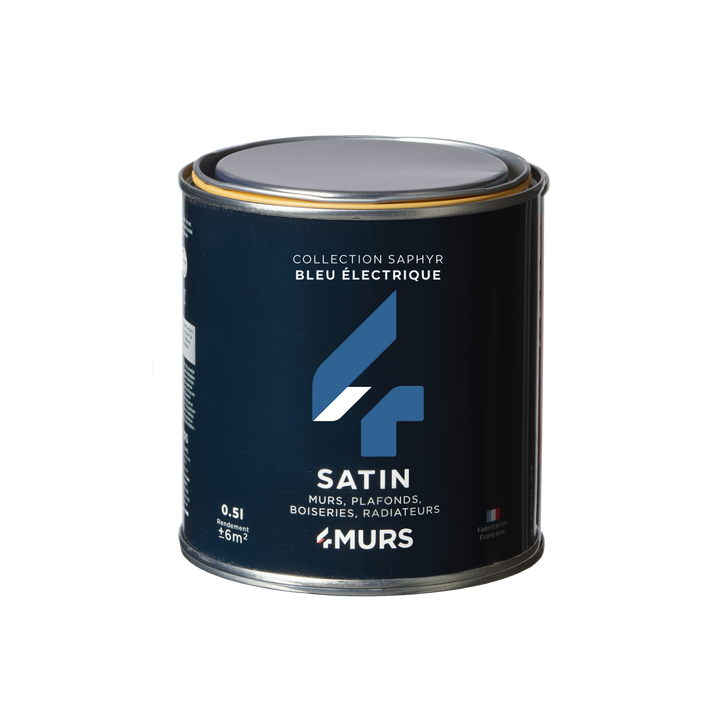 SAPHYR Peinture Saphyr Bleu électrique Satiné 0,5L