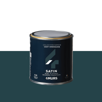 SAPHYR Peinture Saphyr Vert émeraude Satiné 0,5L