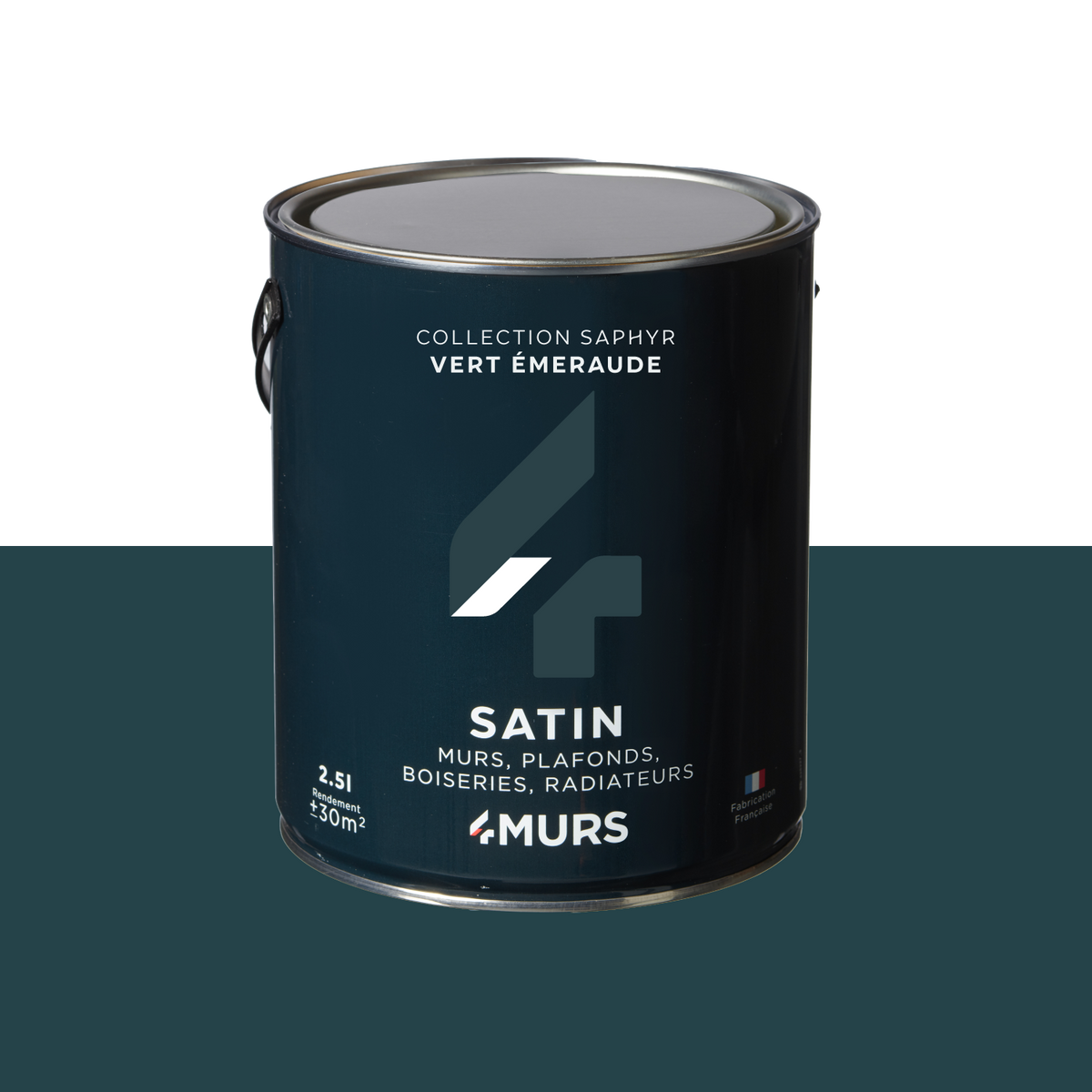 SAPHYR Peinture Saphyr Vert émeraude Satiné 2,5L