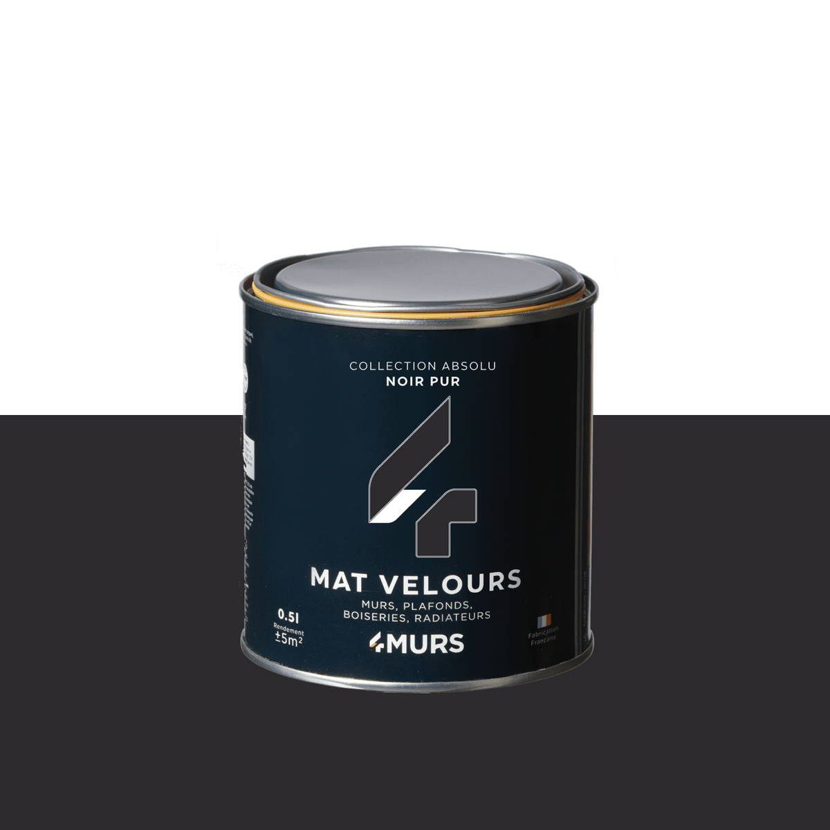 ABSOLU Peinture Absolu Noir Mat 0,5L